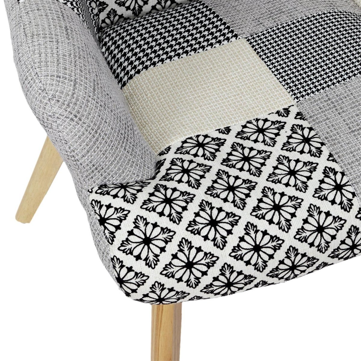 Fauteuil Patchwork Design 