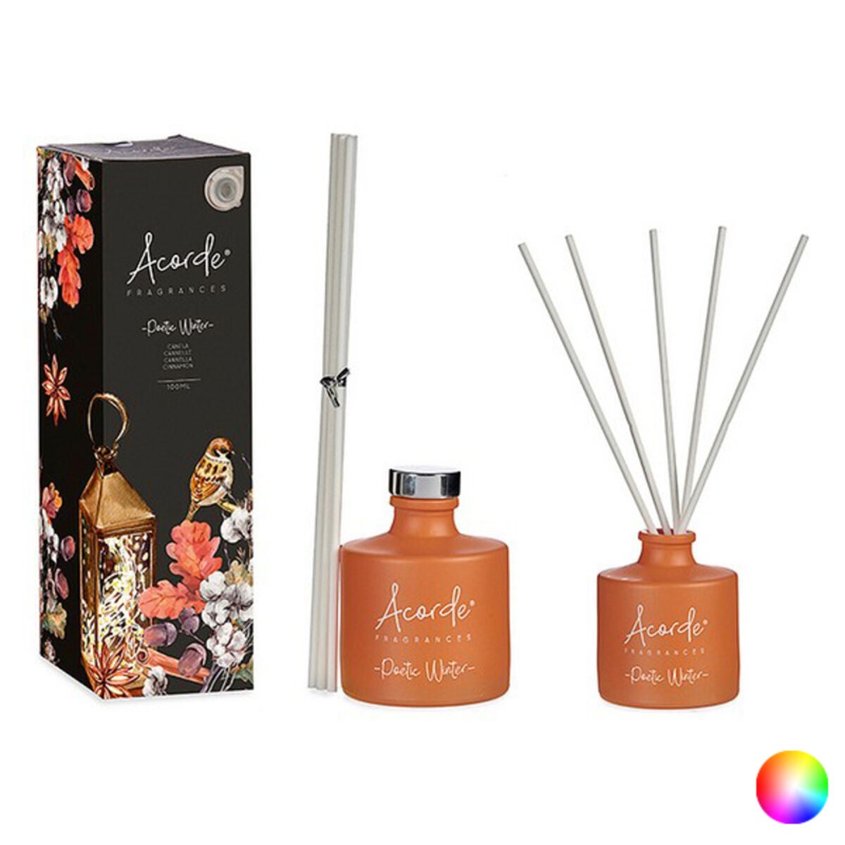 Désodorisant D'Intérieur Mikado Santal & Cannelle 100 Ml - Parfum Chaleureux Et Accueillant - Fabriqué En Espagne