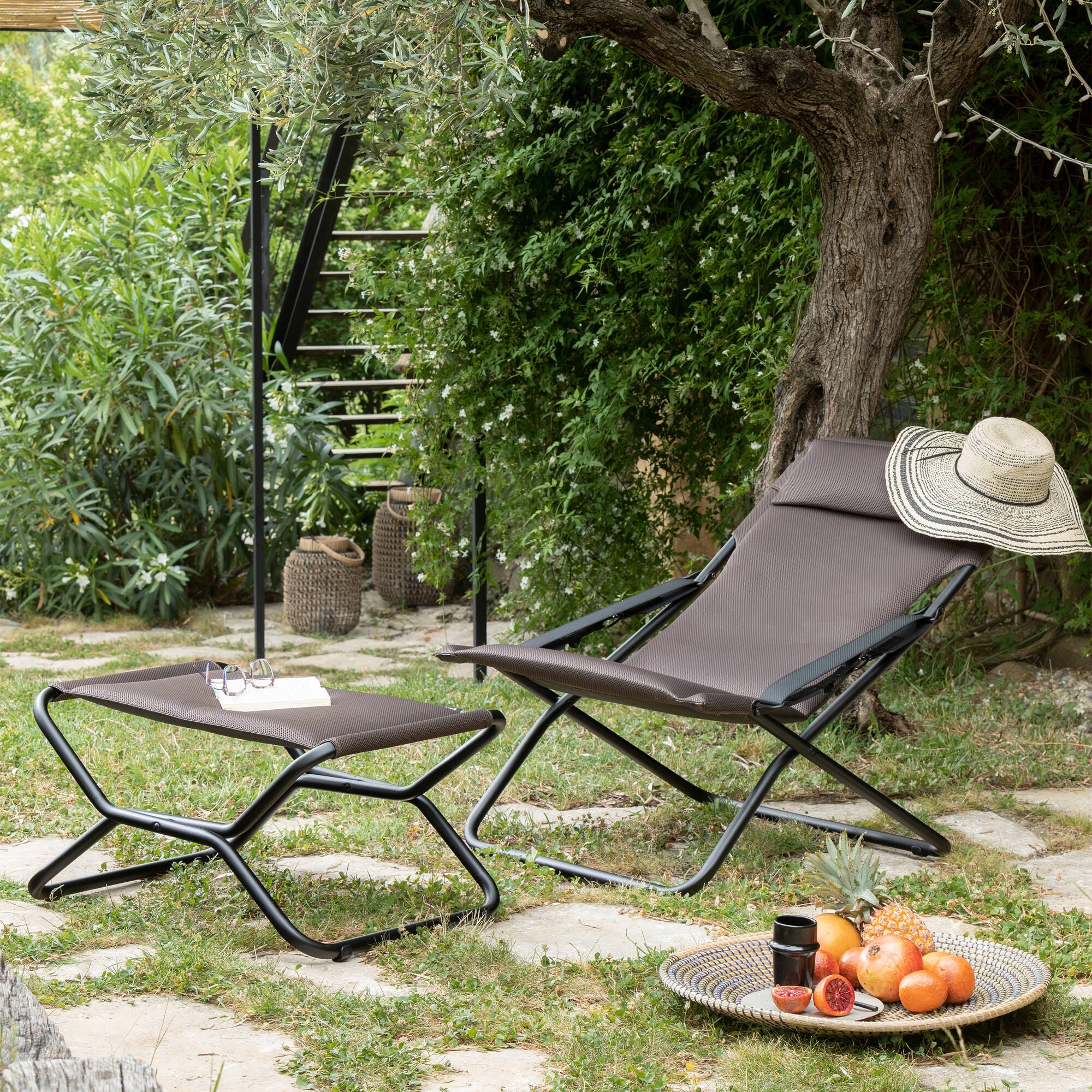 Bain de soleil LAFUMA Transabed AirComfort - Taupe - 5