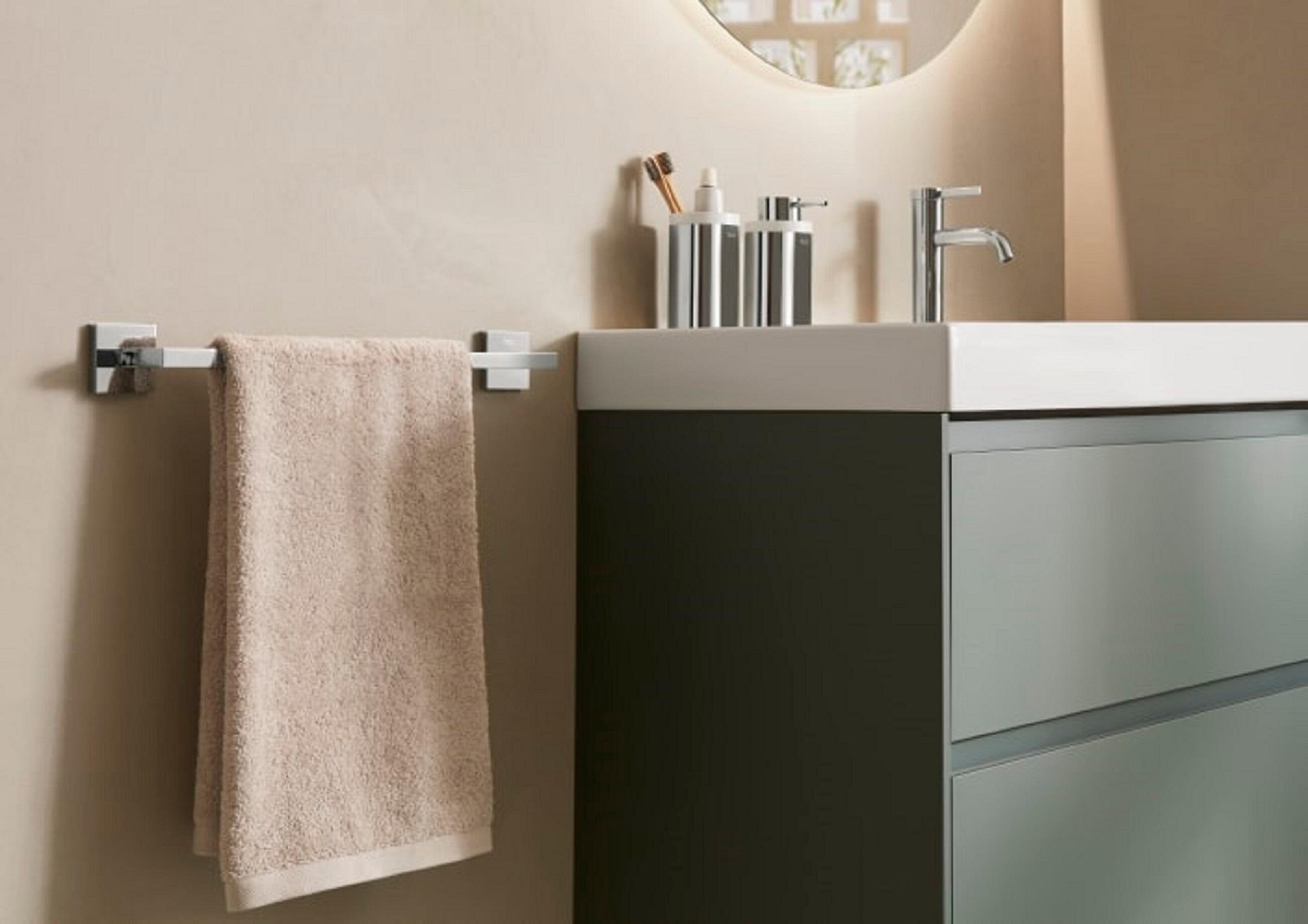 Porte-serviette barre murale Alpine chromé 48,1 x 7 cm - 3