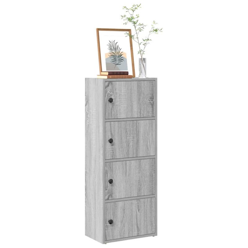 Biblioteczka vidaXL Sonoma Szara 40x24x102 cm Drewno Inżynieryjne Trwała i Pojemna