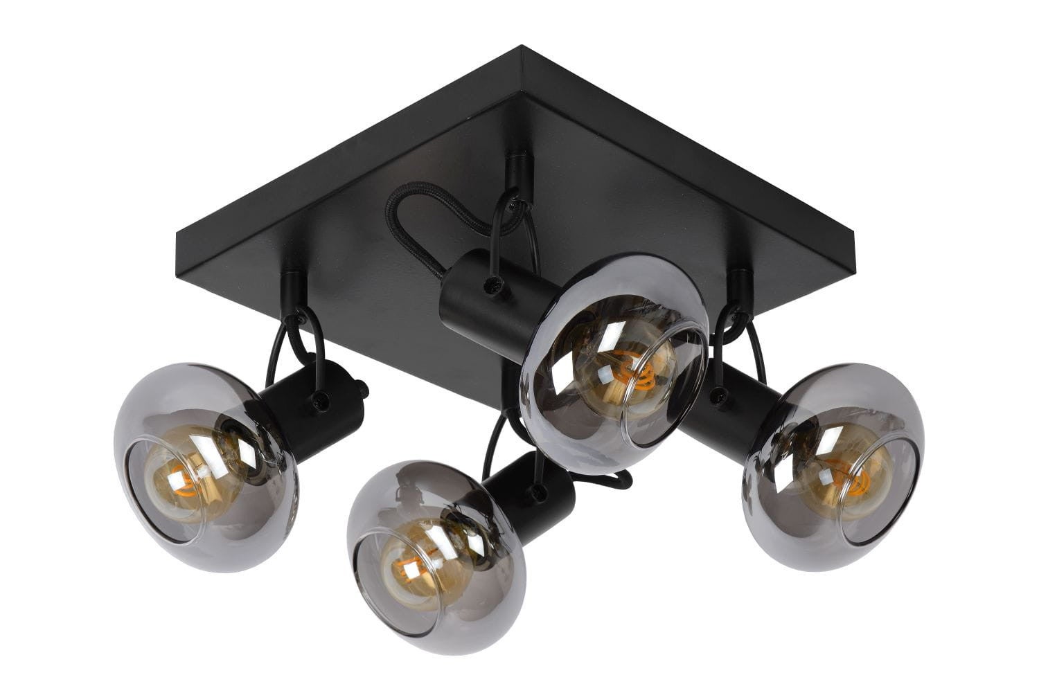 Spot plafond MADEE - Noir - 4xE14 - Lucide - 2
