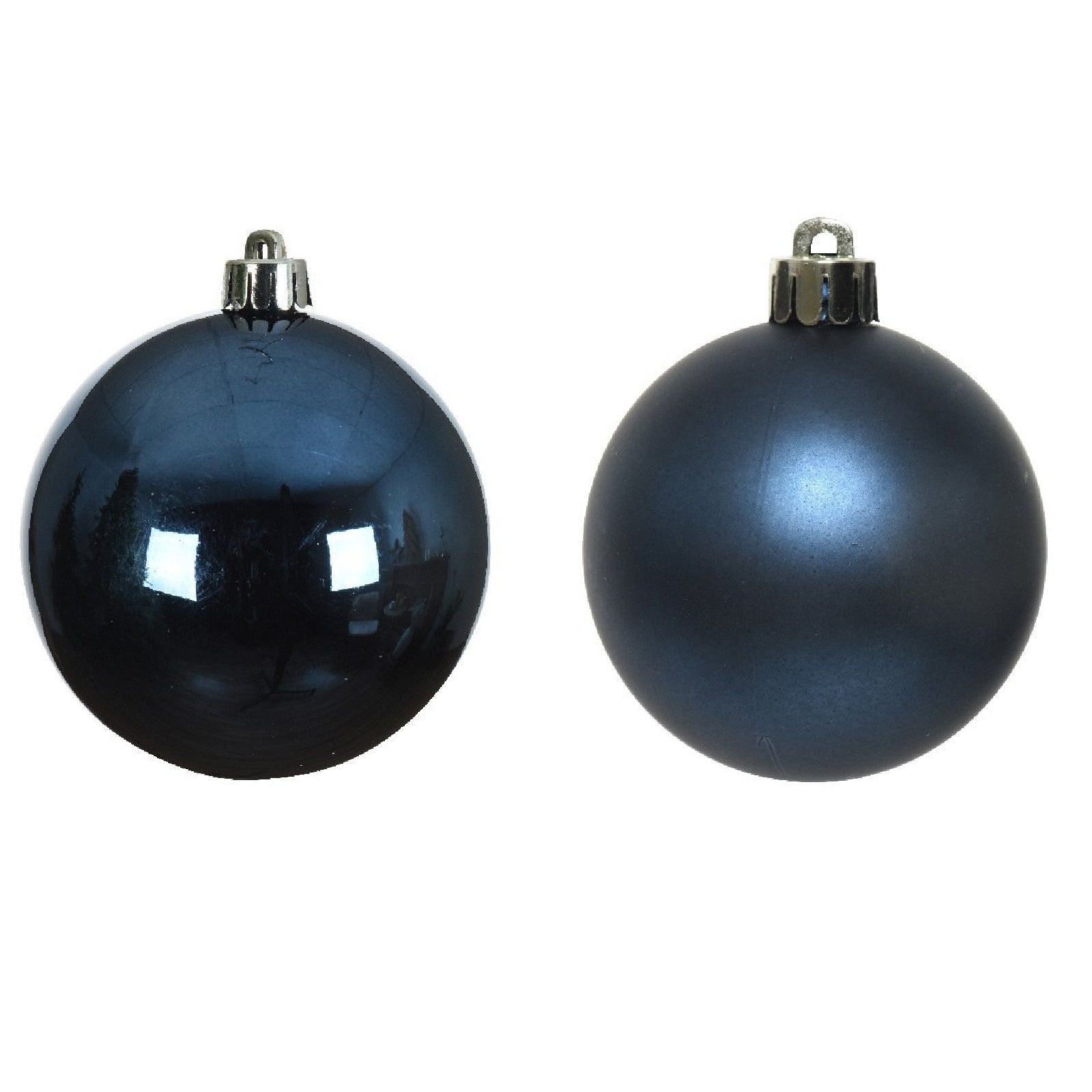 Boule de Noël - DILWE - Décoration sapin de Noël - 6 cm - Plastique