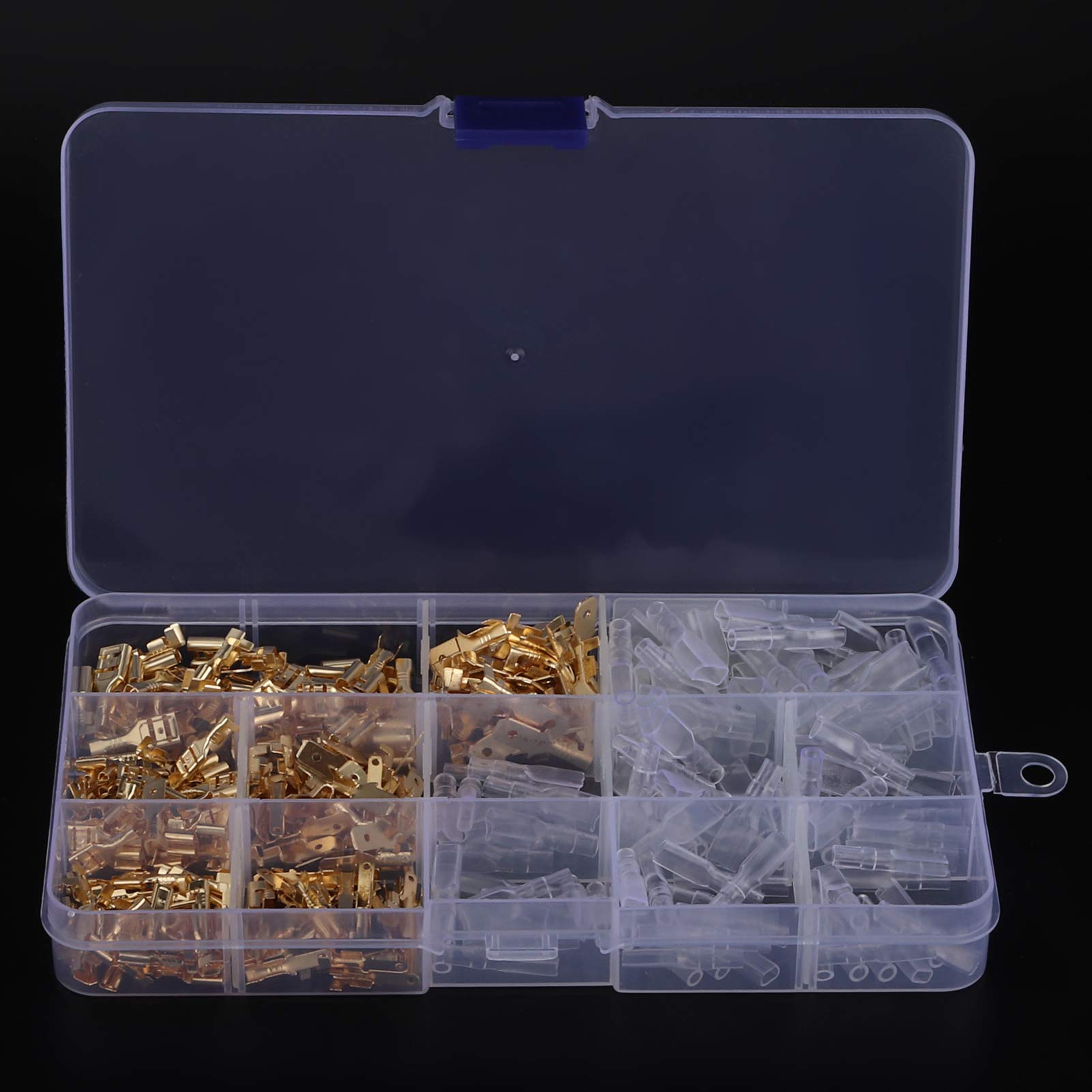 315 pezzi terminali per cavi connettori elettrici maschio femmina forniture industriali 2,8/4,8/6,3 mm - 8