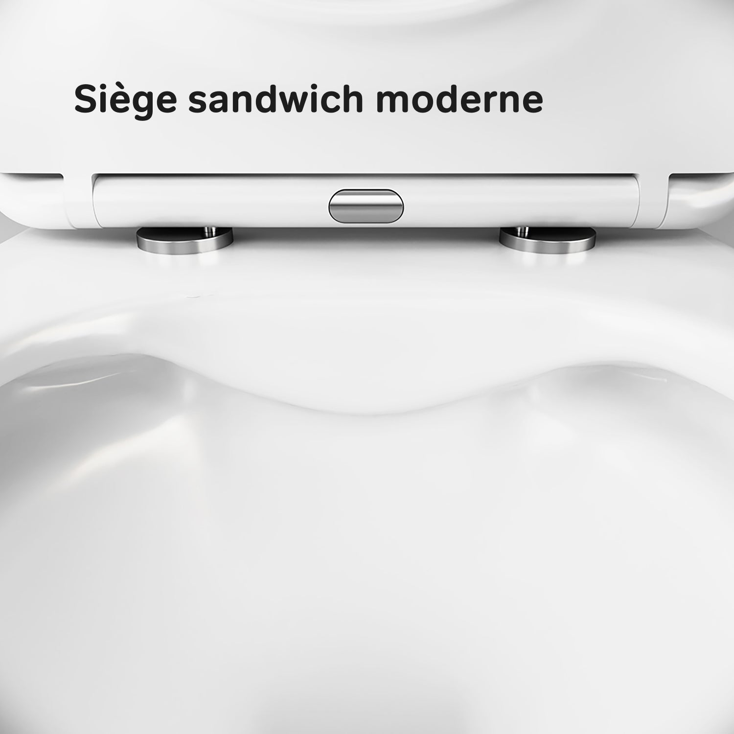 Pack WC : WC suspendu + bâti-support + plaque de déclenchement IIS90151.XA1700 AM.PM - 4