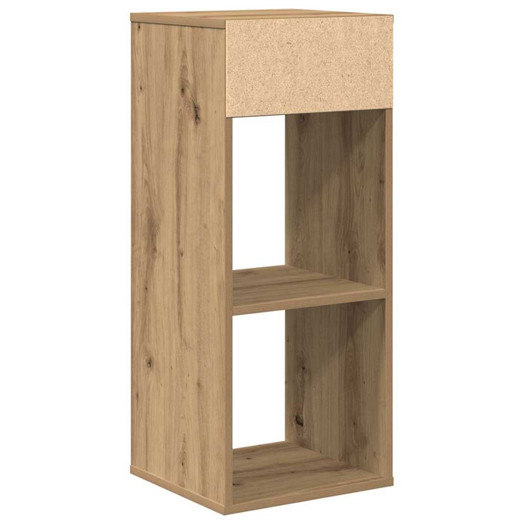 Bibliothèque | Armoire de livres | Meuble de Rangement chêne artisanal 34x31x80 cm bois d'ingénierie CFW166753 - 6