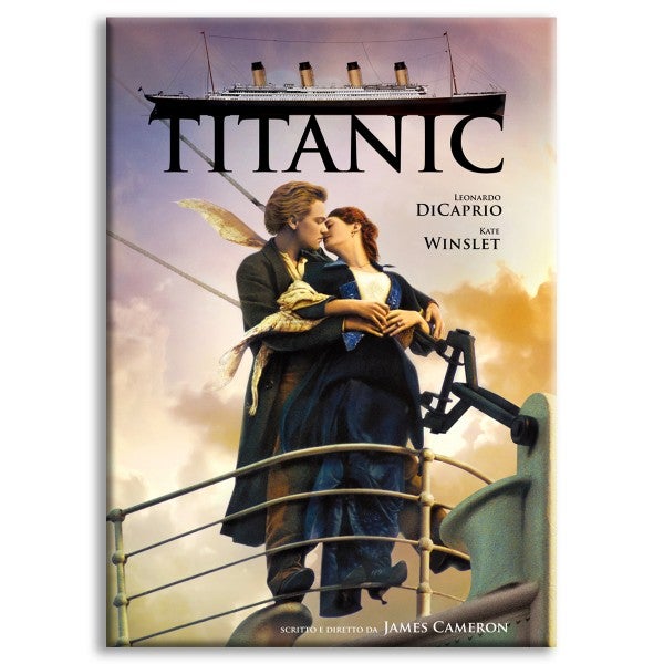 TITANIC - Leonardo DiCaprio - Obraz wydrukowany na płótnie i oprawiony w drewnianą ramę 50x70 cm