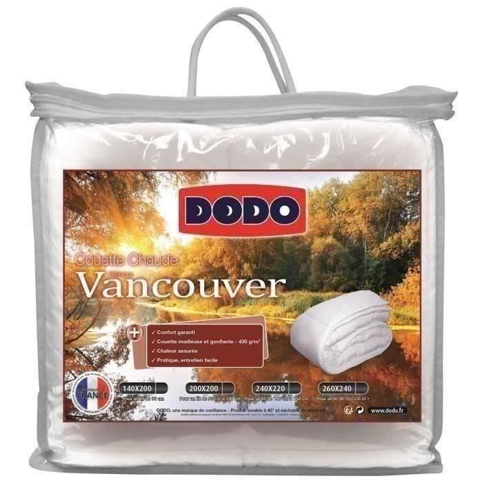 Edredão quente Vancouver 240 x 260 cm 400 g/m² Branco - 8