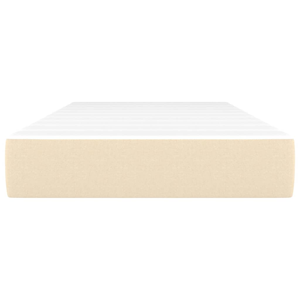 Maison Exclusive - Matelas de lit à ressorts ensachés Crème 90x190x20 cm Tissu - 3