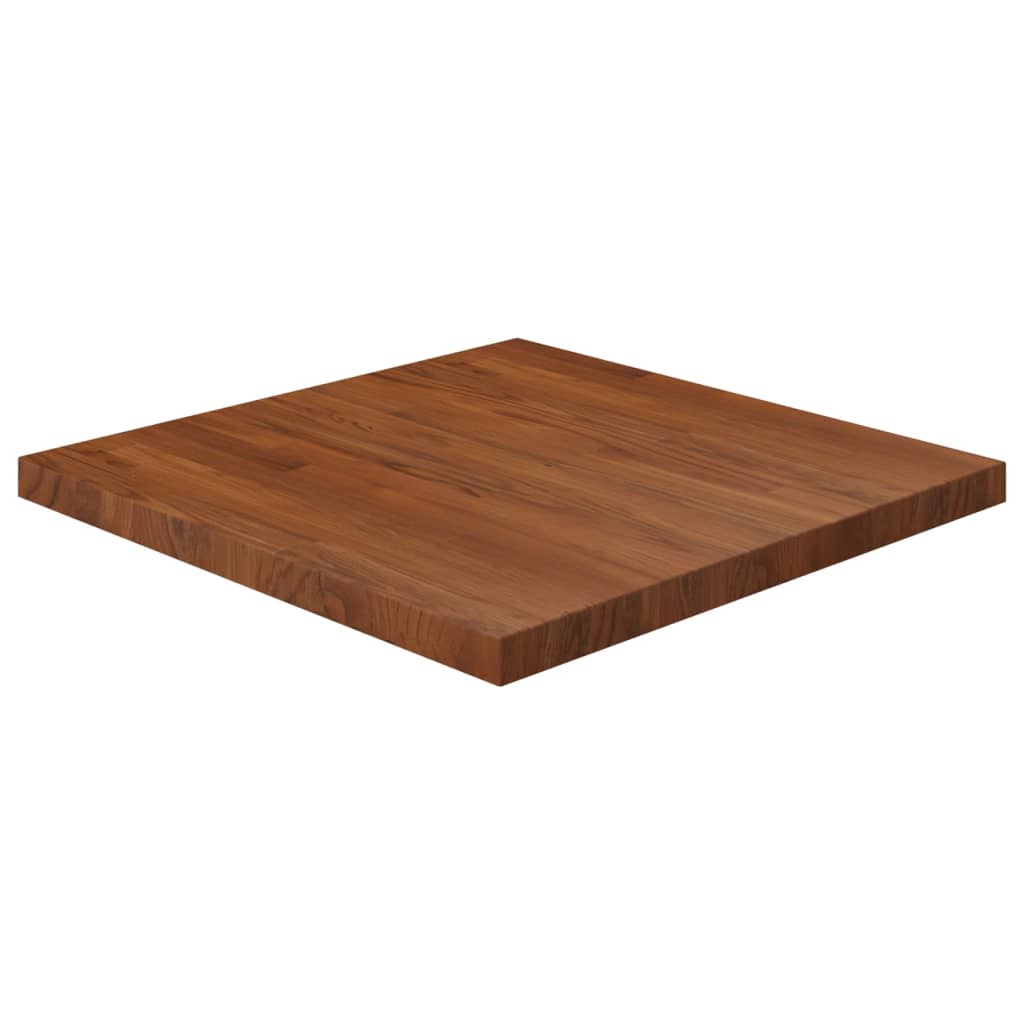 Maison exclusive - tablero de mesa cuadrada madera roble marrón oscuro 70x70x4 cm
