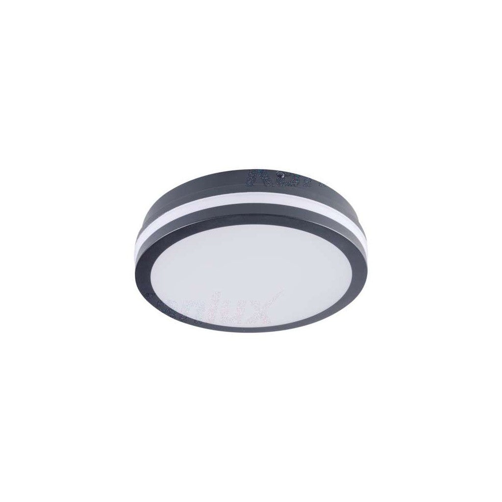 Plafonnier LED 18w étanche ip54 carré ou rond blanc naturel 4000k