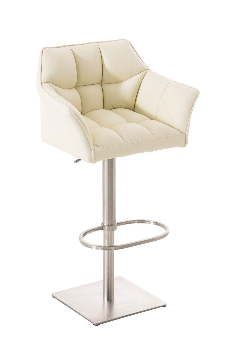Taburete de bar damaso e crema