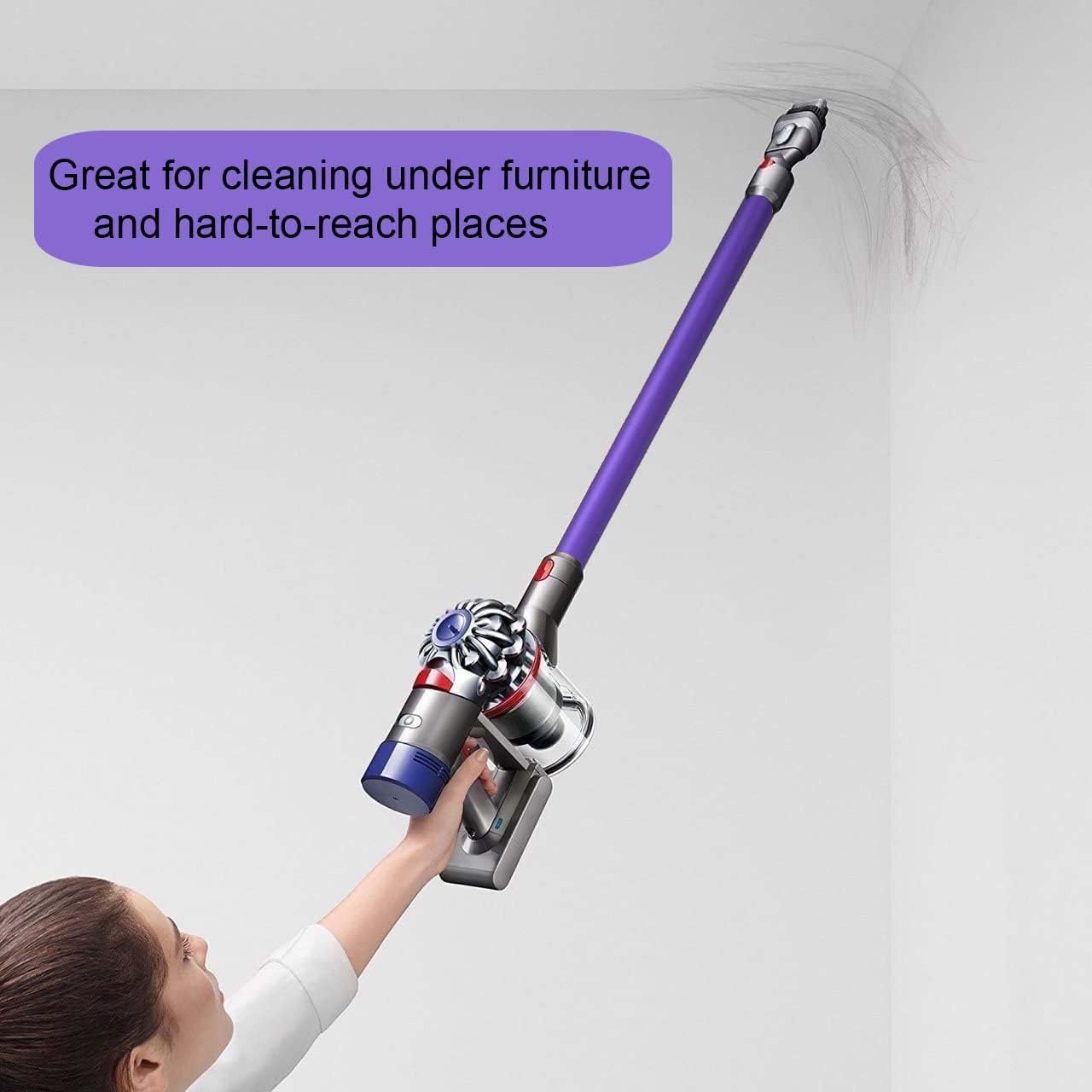 Tube d'extension de Rechange pour Dyson V11 V15 V10 V7 V8 Aspirateur Sans Fil, Tube Rallonge en Aluminium Baguette Extensible(Violet,72cm) - 5