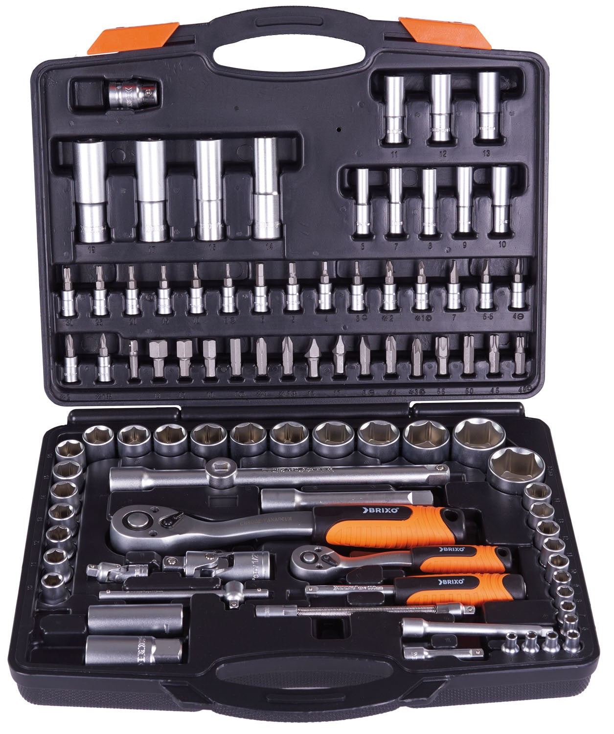 US PRO 1394 Juego De Llaves De Vaso Poco Profundas US PRO – 17 Piezas 1/2", De 10 A 30 Mm Placa Induccion Bosch
