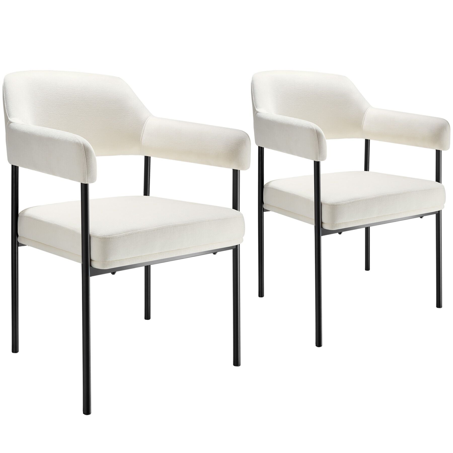 Poltrona imbottita in poliuretano, schienale continuo, piedi in