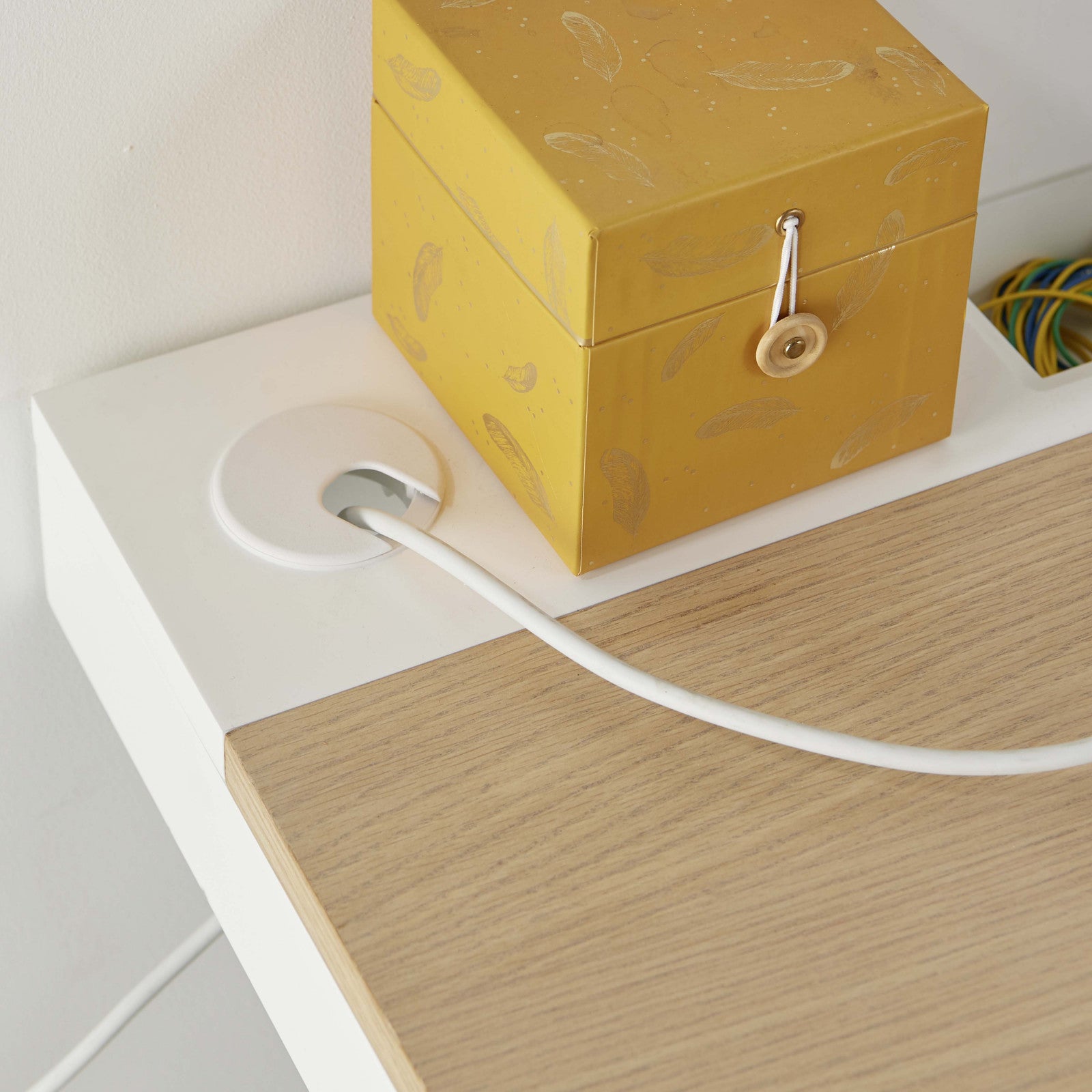 Scrivania da parete in rovere scandinavo HANG - 9