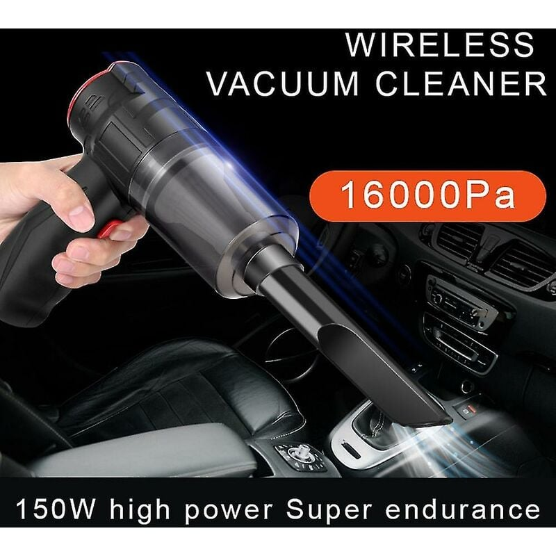 Aspirateur de voiture sans fil 16000pa 150w Bble sans fil en
