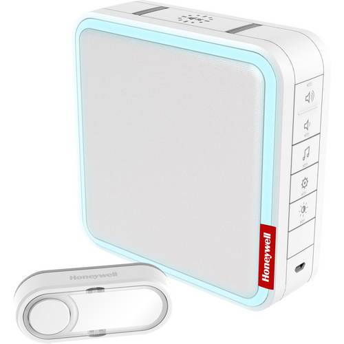 Set complet pour Carillon sans fil Honeywell DC917S 200 m blanc, gris