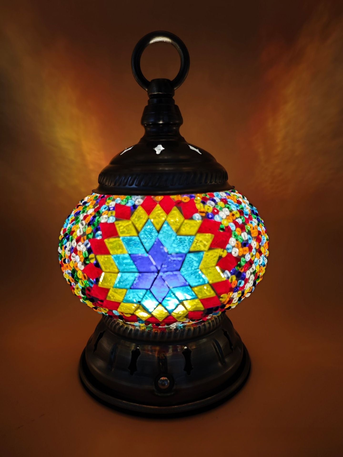 Lampe de table turque Décoration de Noël Cadeau Mosaïque Verre Lampe de Lampe de table turque Décoration de Noël Cadeau Mosaïque Verre Lampe de