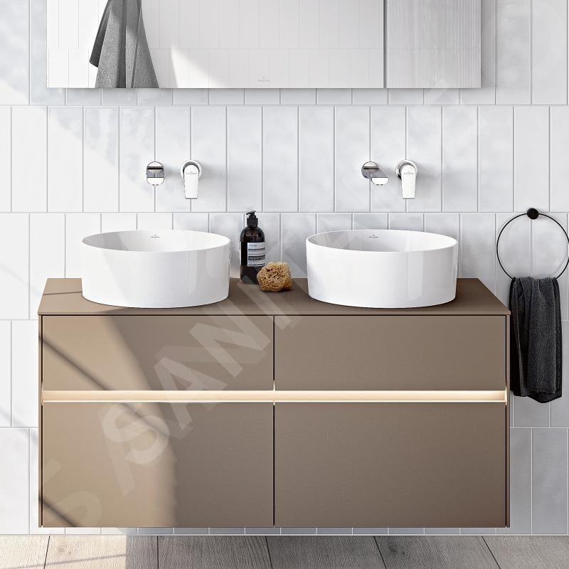 Vasque a poser ronde VILLEROY ET BOCH Collaro Stone White CeramicPlus - 4