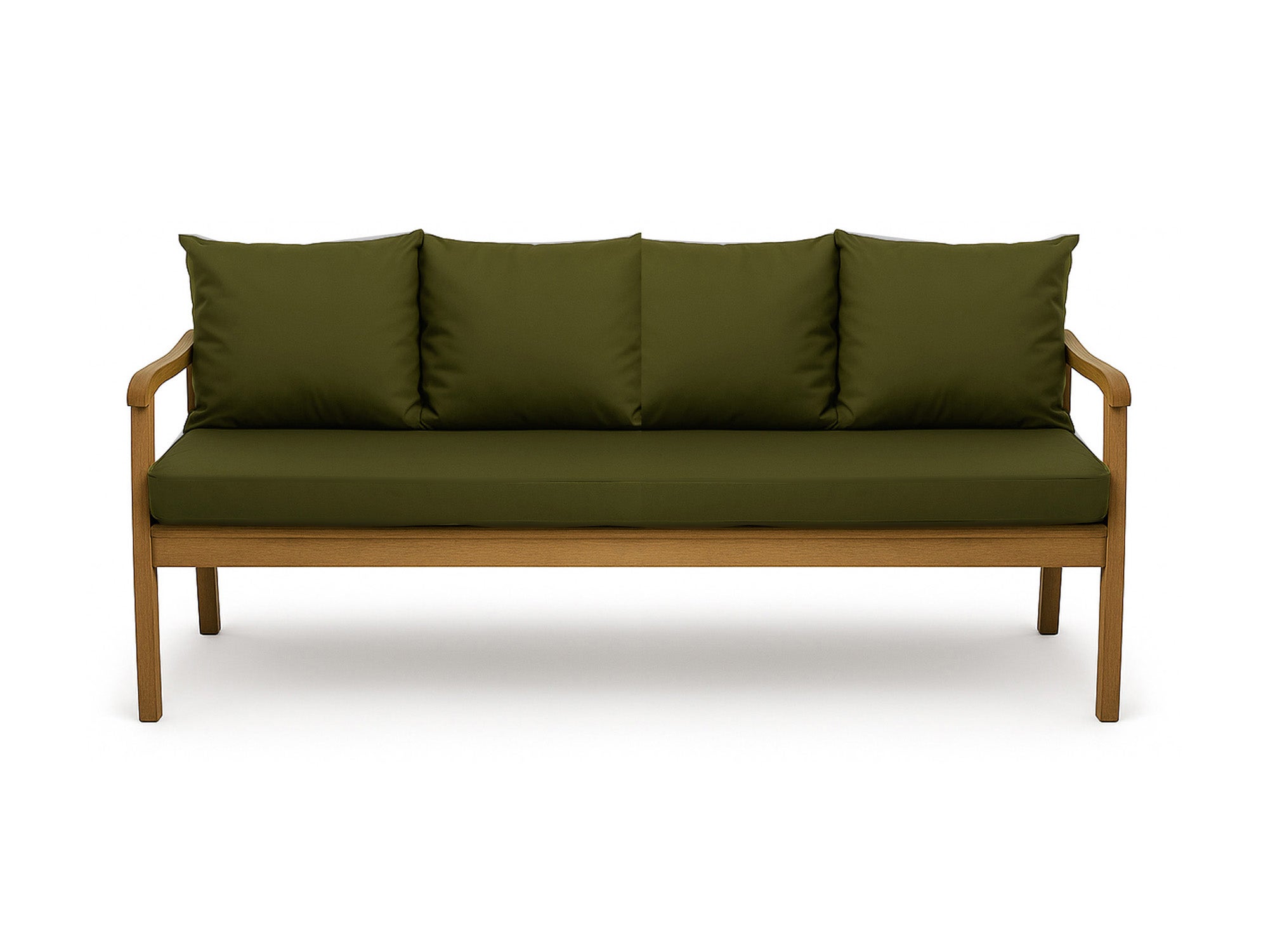 Poduszka ogrodowa na ławkę 180x60x50cm poduszka na meble ogrodowe zielona, poduszka na balkon taras, poducha ogrodowa na huśtawkę