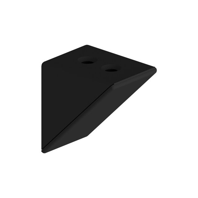 Taquet d'assemblage double noir - lot de 12 pièces
