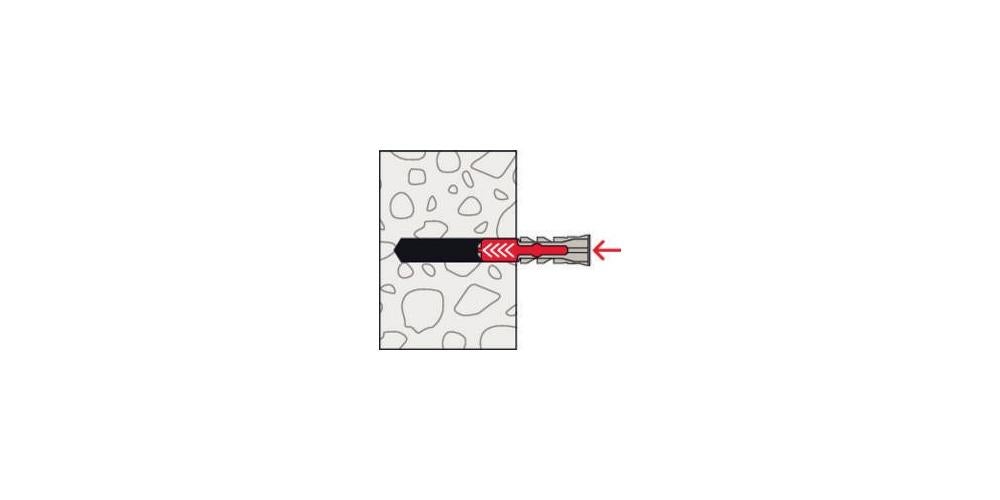 Cheville tous matériaux DUOPOWER 6x50 Fischer - 4