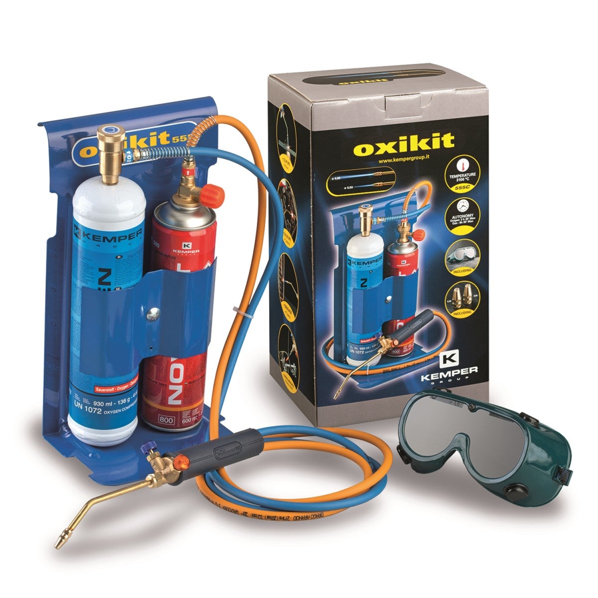 Chalumeau BI GAZ professionnel Oxygène Butane/Propane Soudure Découpe métal KEMPER - 3