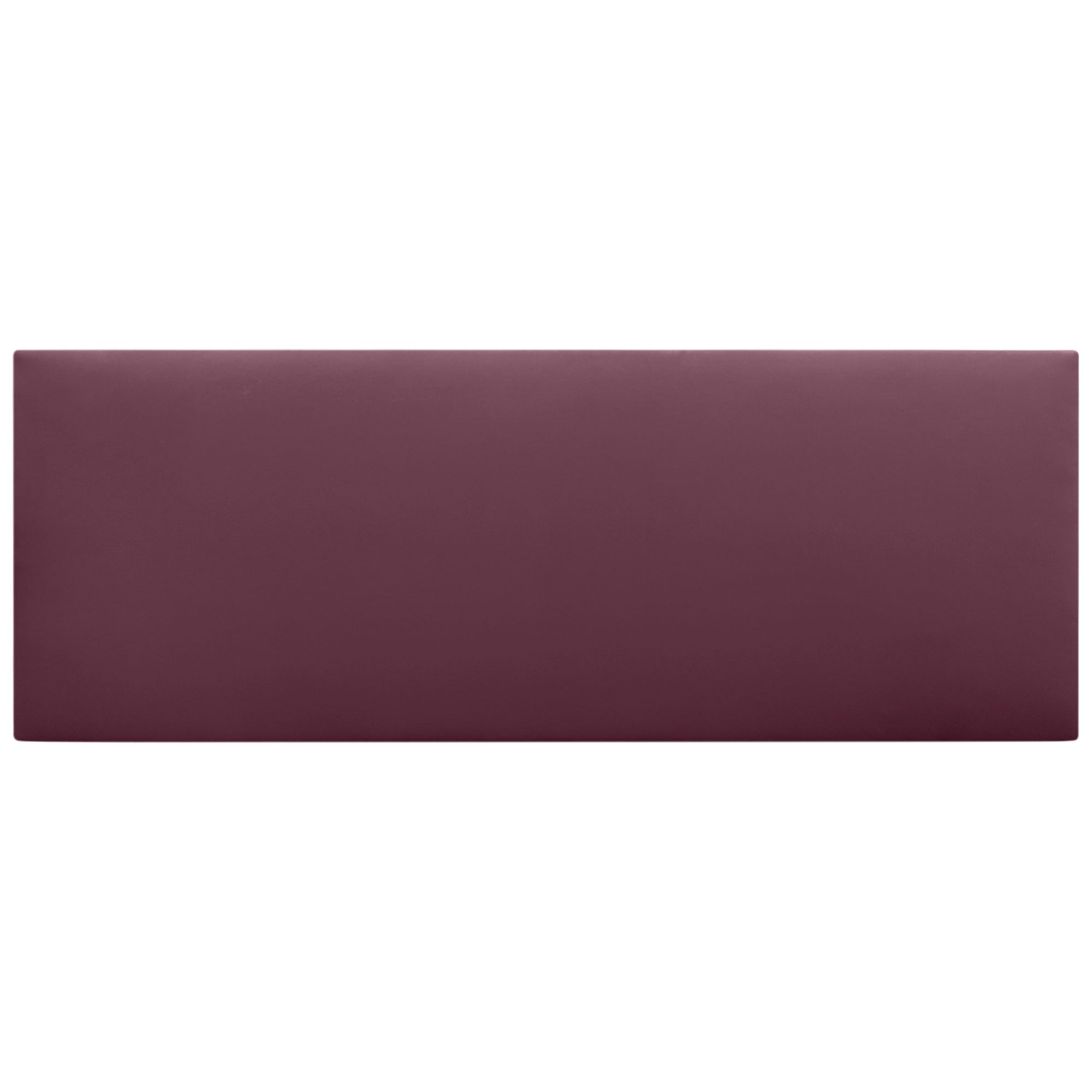 DHOME Cabecero de Polipiel Liso cabeceros Cabezal tapizado Cama (Polipiel Vino Tinto, 160cm (Camas 120/135/140)) - 3