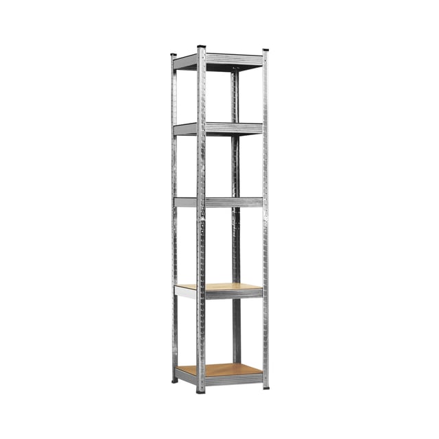 Scaffale Modulare con 5 Ripiani Regolabili 180x40x40cm Grigio 175Kg 7house