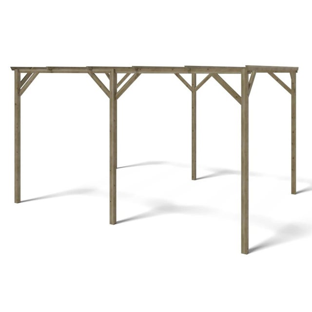 Carport, abri de voiture 3x4 m - 12 m2 - CAR13 - ALTANKA