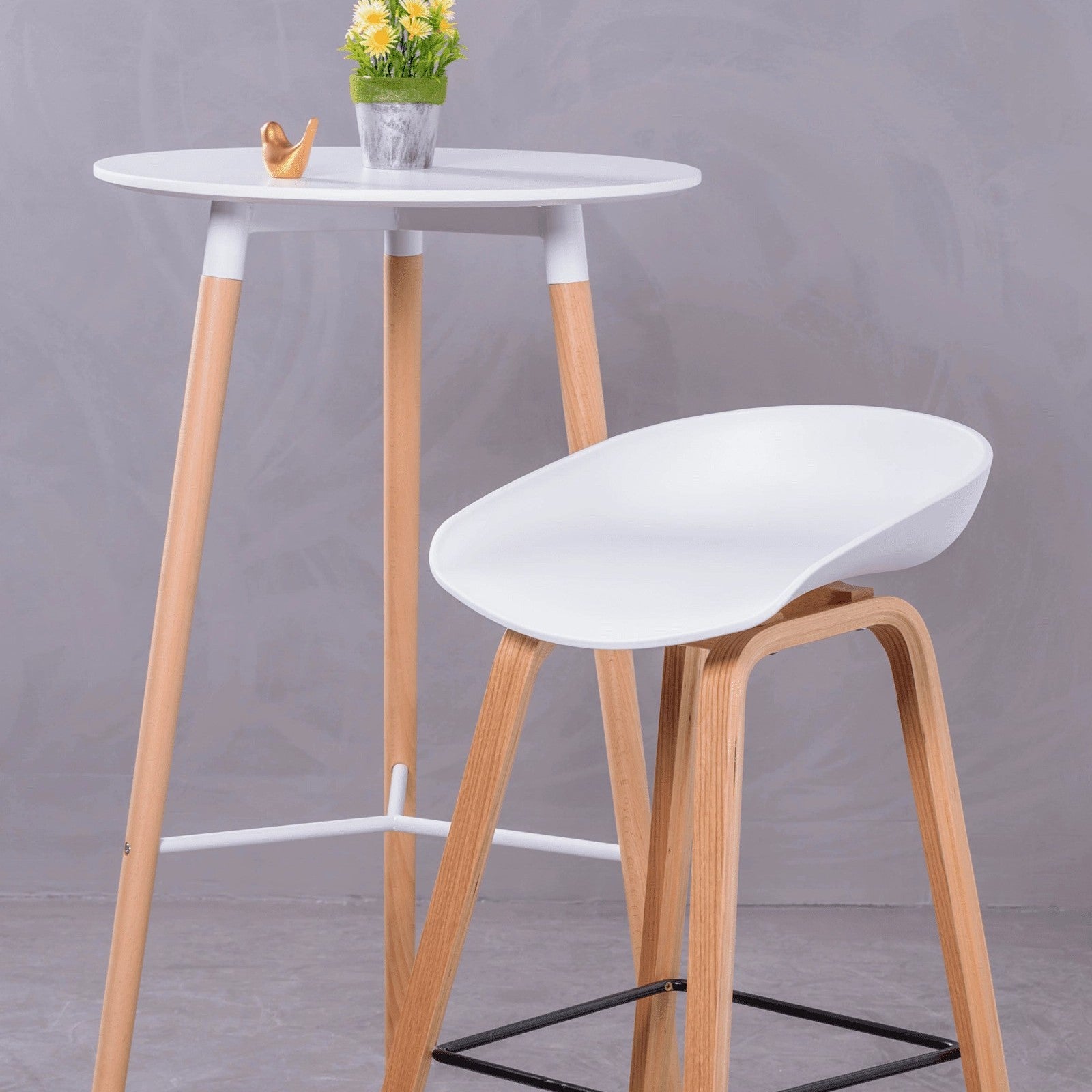 Table haute de style Nordic (102cm) - Palermo - 3
