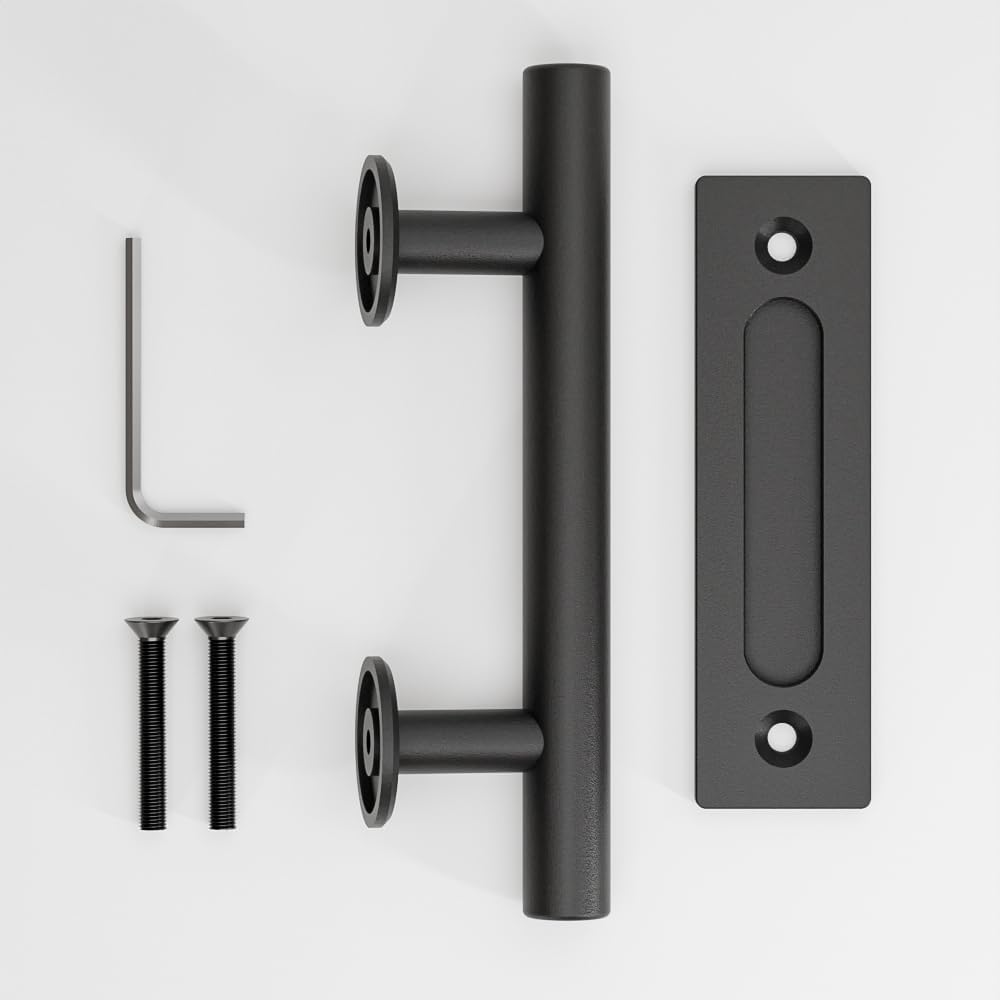 Manija de puerta de granero Manija de puerta corredera Manija de puerta de granero corredera 30cm - 3