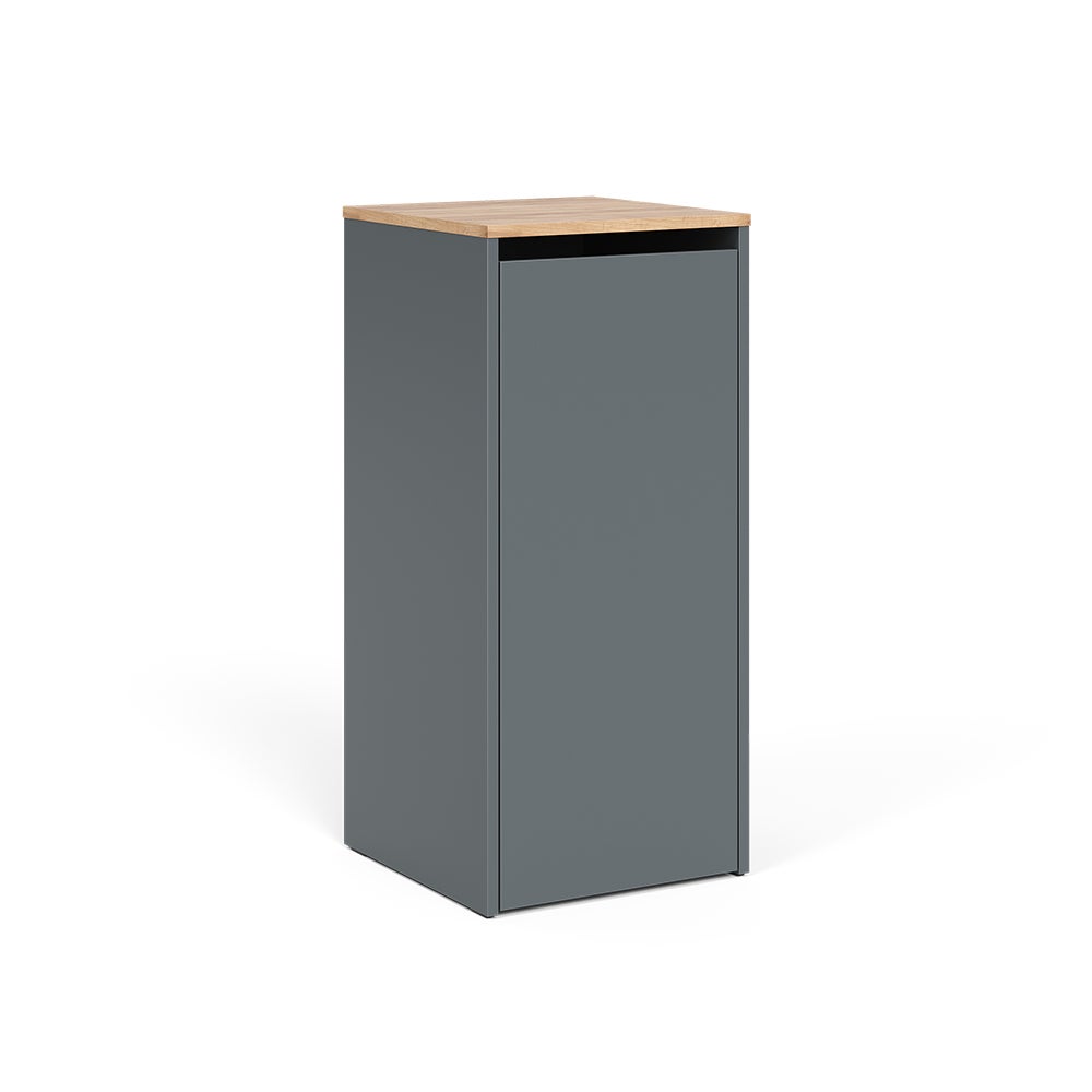 Vicco Szafka łazienkowa Viktor, Antracyt/złoty dąb, 40.2 x 88.2 cm z koszem na pranie