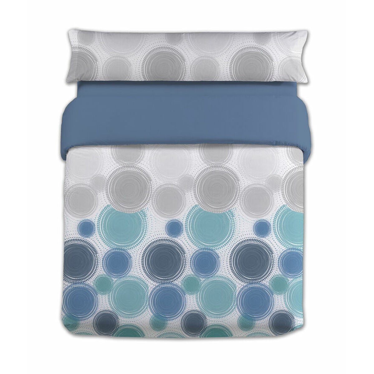 Juego de funda nórdica hosteline soter azul cama de 90 2 piezas