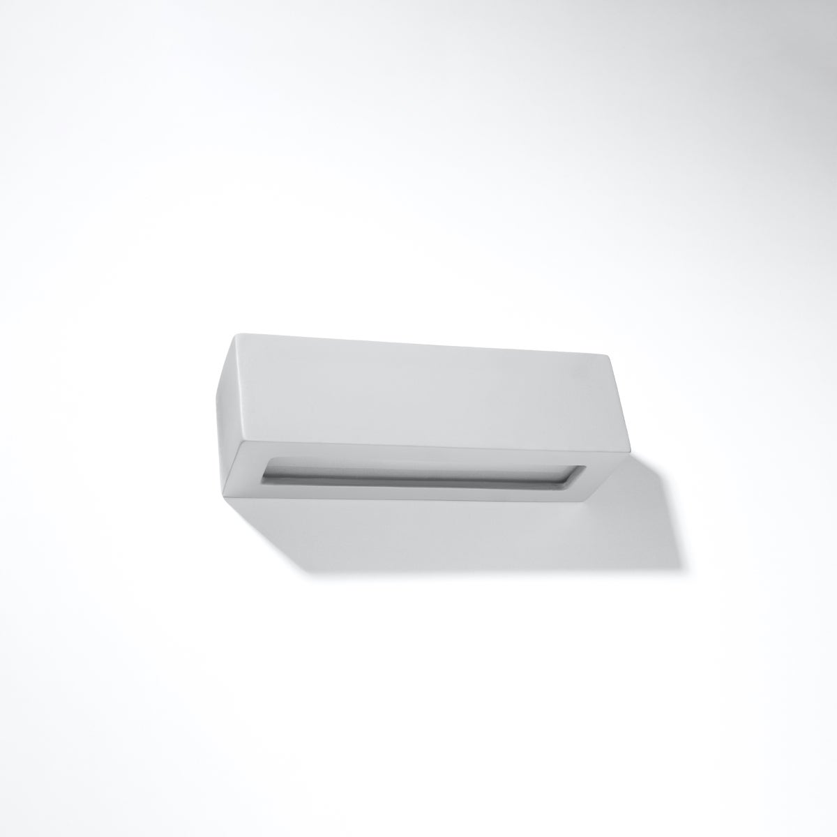 Kinkiet ceramiczny SOLARA szary LED 4000K - 32.5x9.5x9.5cm Sollux
