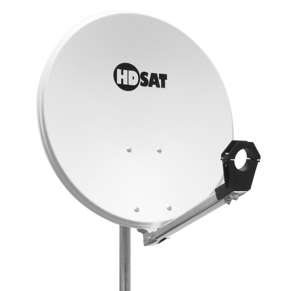 Pack HDSAT Parabole satellite acier 60cm + LNB Single + Récepteur TNTSAT - 2