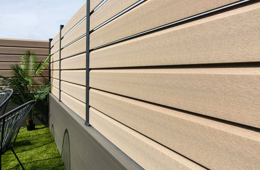 KIT CLOTURE CLOSEA COMPOSITE NATUREL LG: 12M x HT: 1M44 - 3