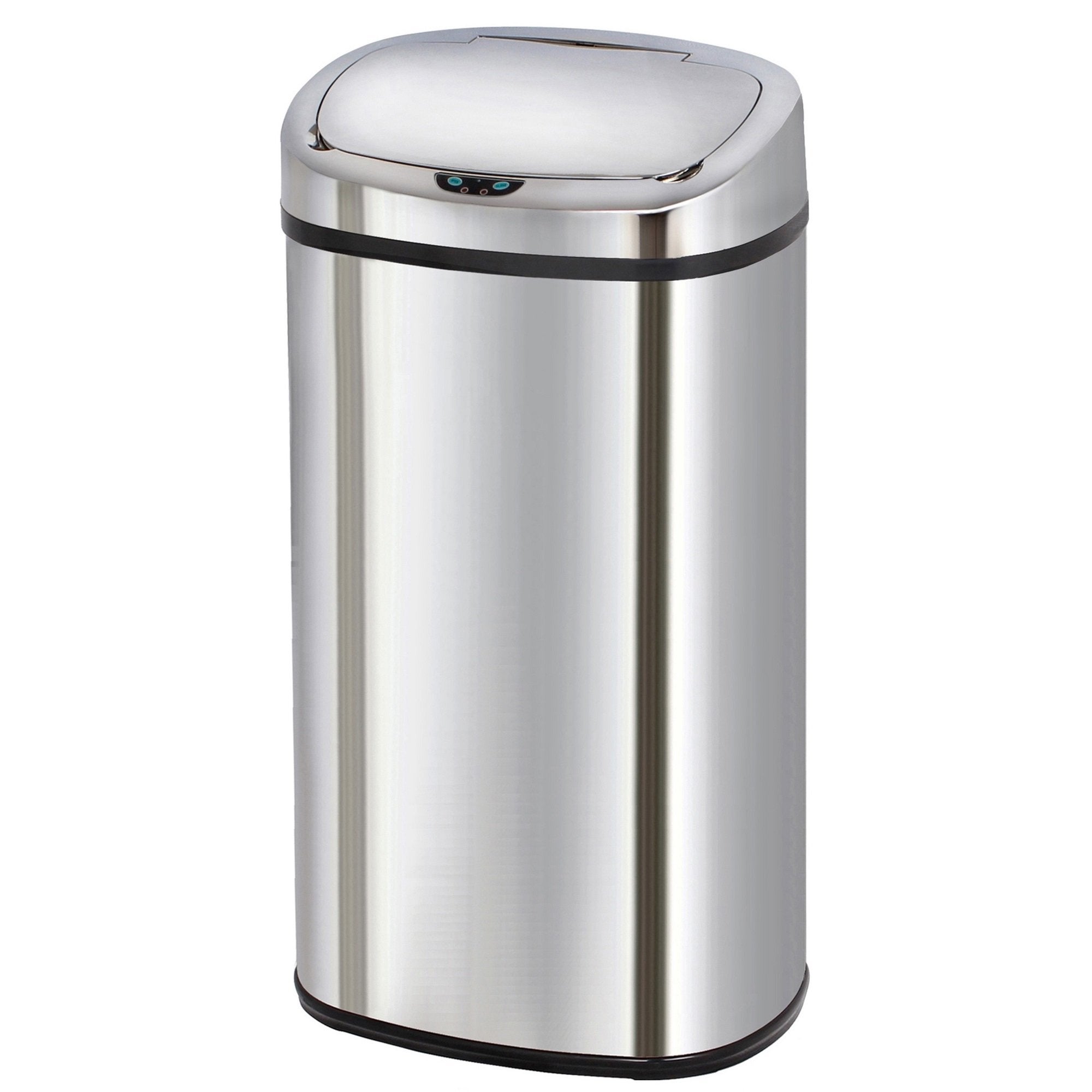 Automatyczny Kosz na Śmieci Inox MAJESTIC srebrny 68L