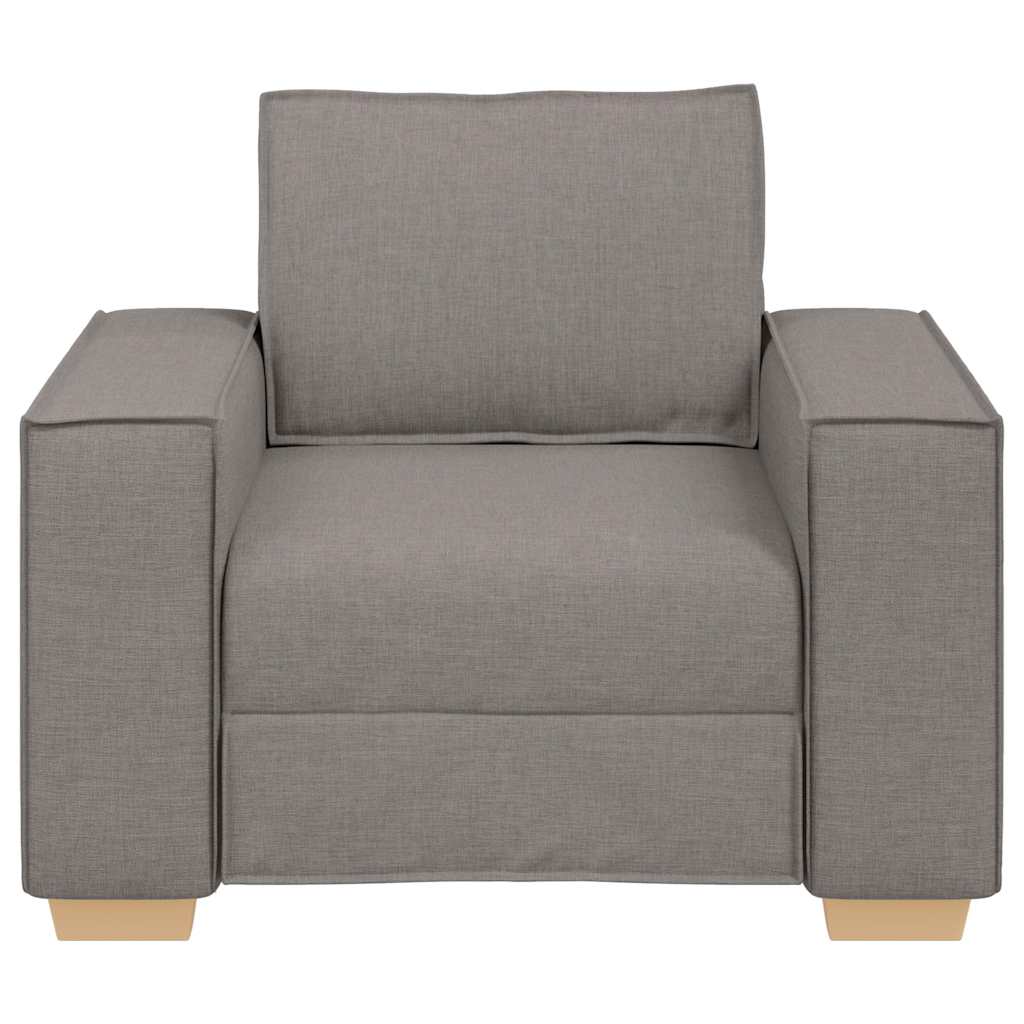 Maison Exclusive - Canapé-chaise Taupe 100x78x84 cm Tissu - 4
