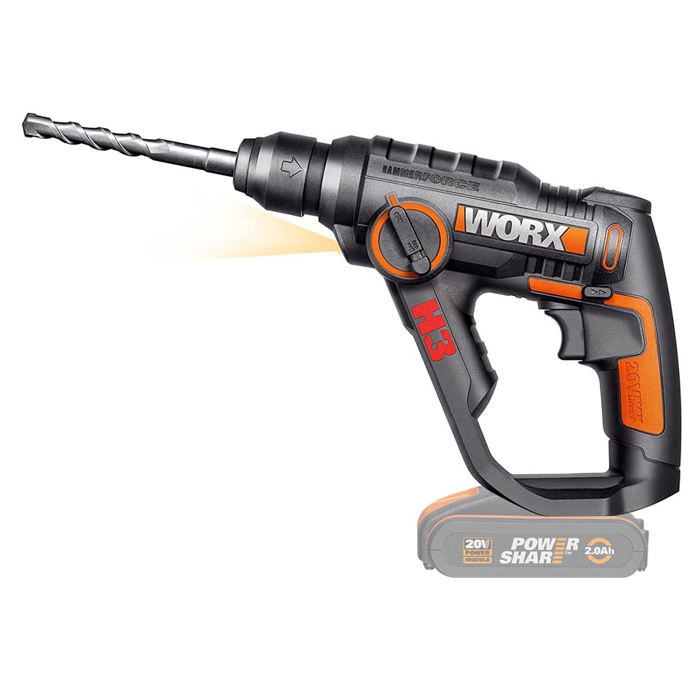 Perforateur sans fil sans batterie WORX, 18 V - 9