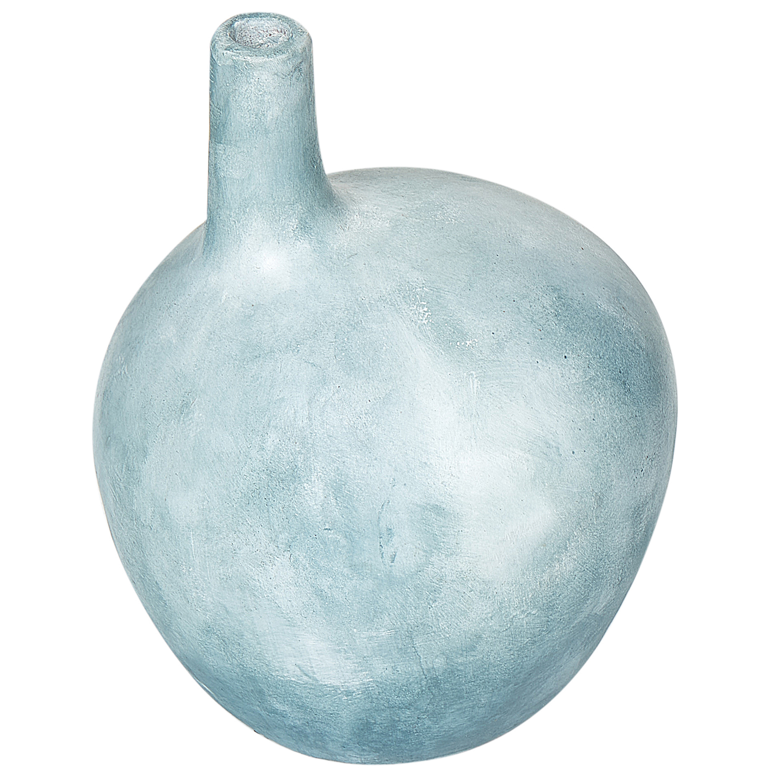 Vaso decorativo ceramica argento 45 cm BASSANIA