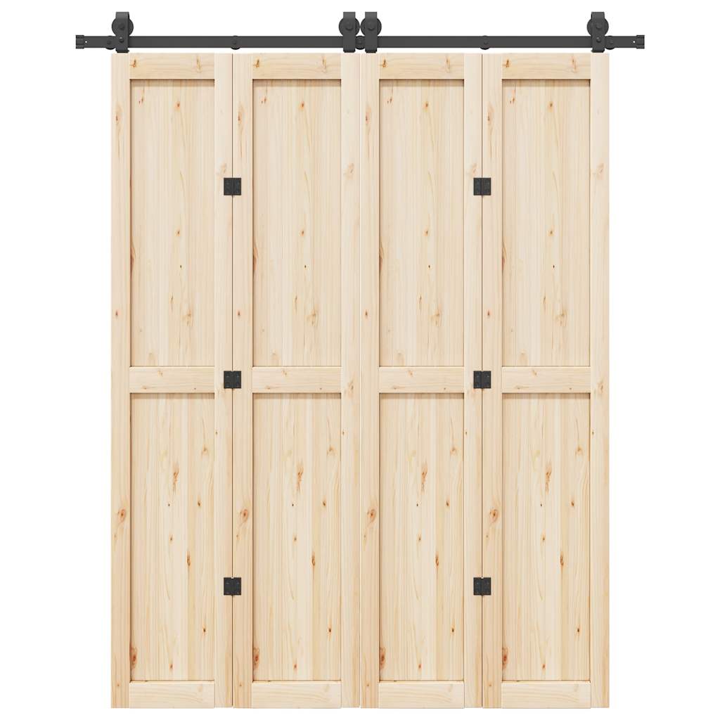 Kit Mini De Porte D'armoire Coulissante Acier Au Carbone Blanc