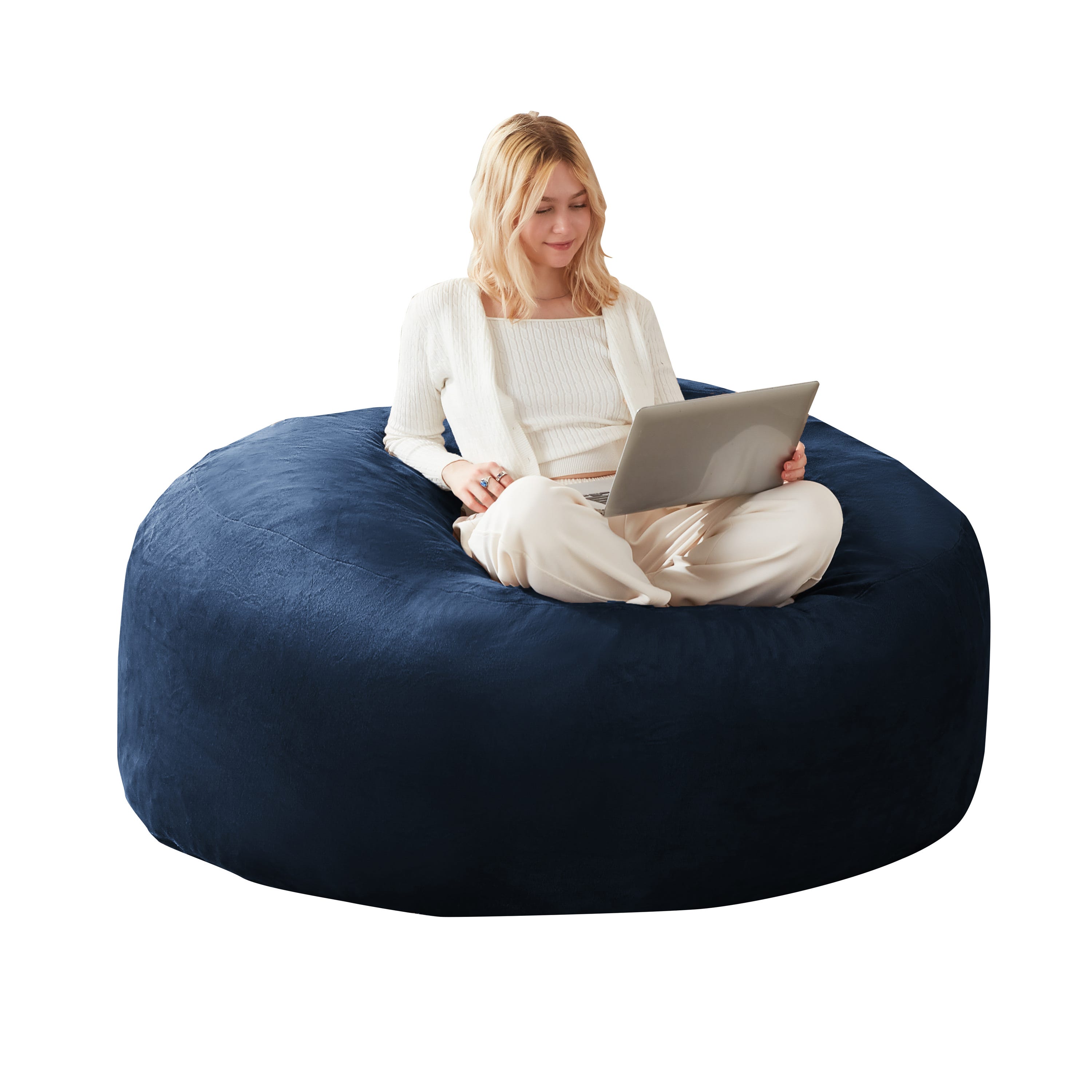 MAXYOYO – Poltrona a sacco convertibile, grande divano con morbido rivestimento in microfibra, perfetta per il salotto o per giocare, grigio, 1 piazza MAXYOYO – Poltrona a sacco convertibile, grande divano con morbido rivestimento in microfibra, perfetta per il salotto o per giocare, grigio, 1 piazza