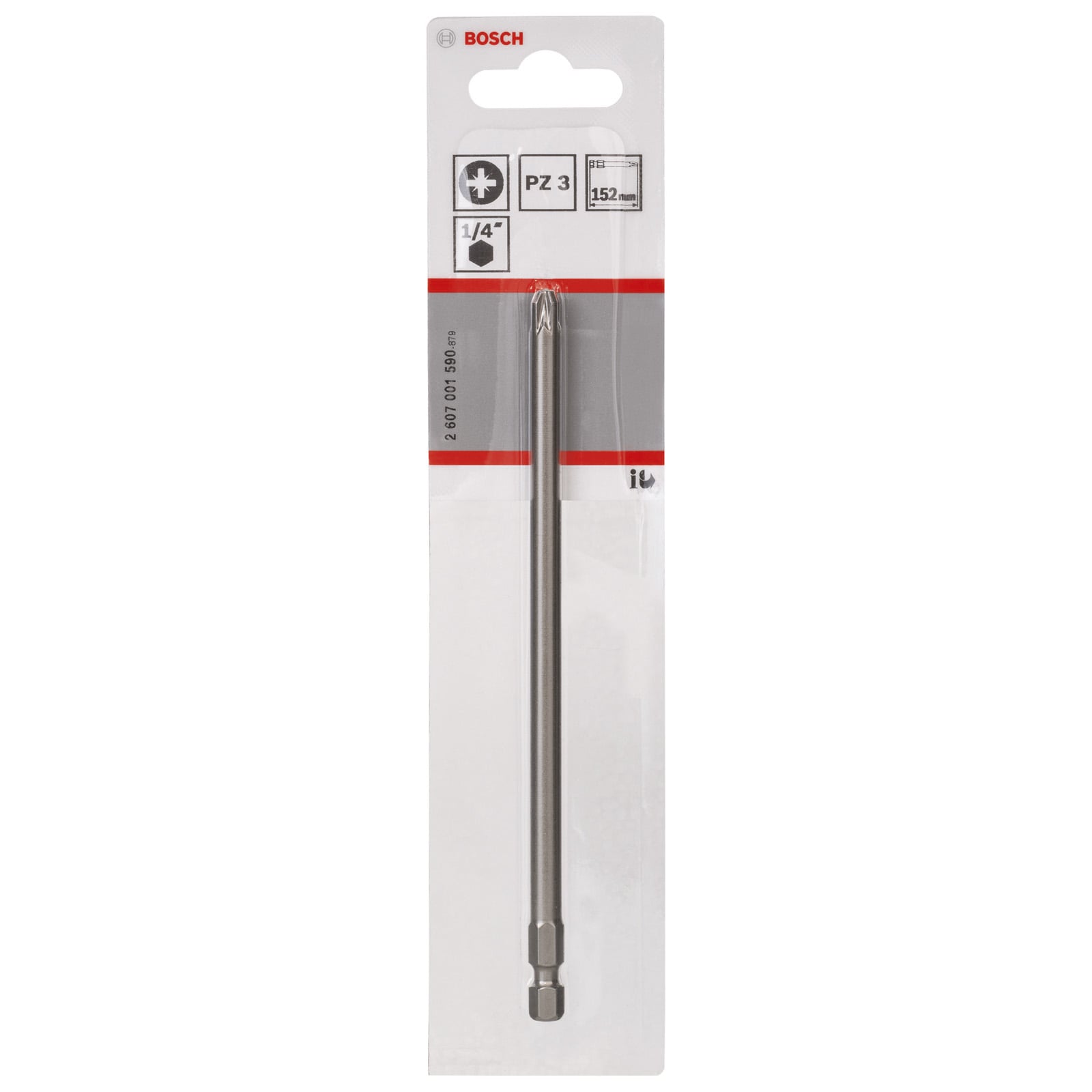 1 Embout De Vissage Qualite Extra-Dure Pz3 Emmanchement Hexagonal 152mm - 3