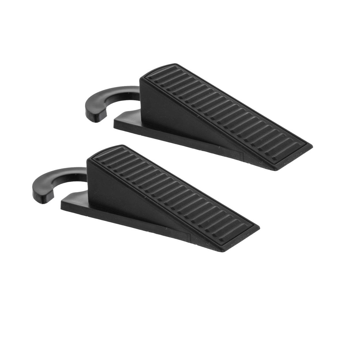 4 Cunei Per Ruote Con Maniglia - Antiscivolo Per Auto, Rimorchi, Camper - Nero, Plastica Resistente - Foto 4