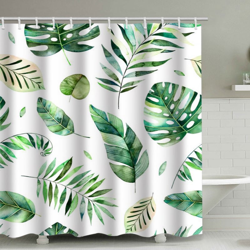 Zasłony prysznicowe - poliestrowe - 150x180cm - odporne na pleśń i wodę