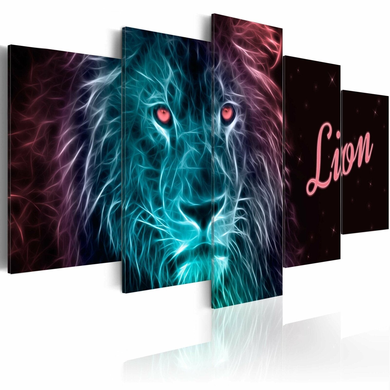 Tableau néon Leo Bisou
