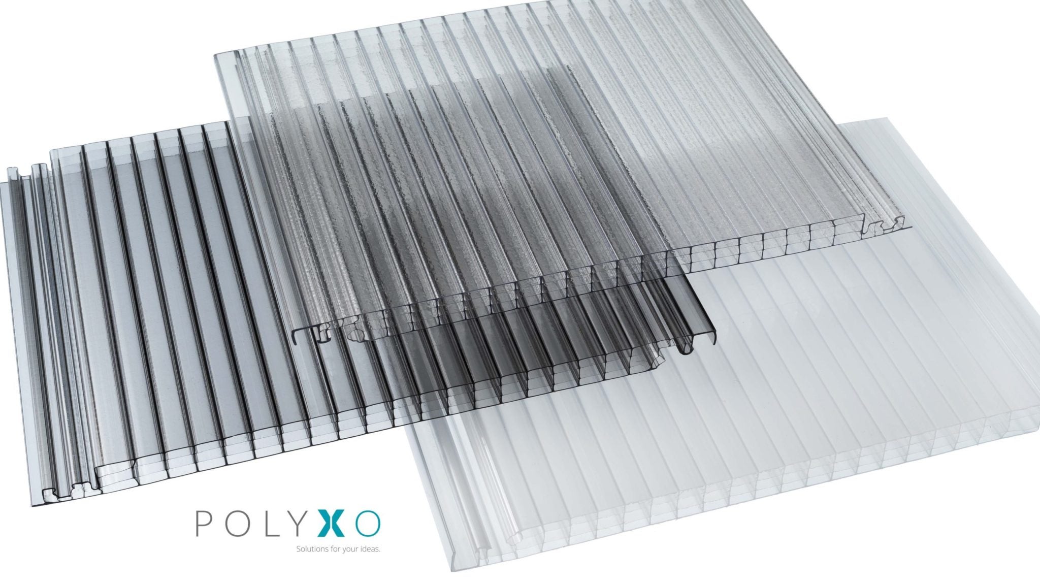 Płyta poliwęglan Polyxo PCB EASYPIU modułowa 250/16 długość 2000 mm opal 1 szt.