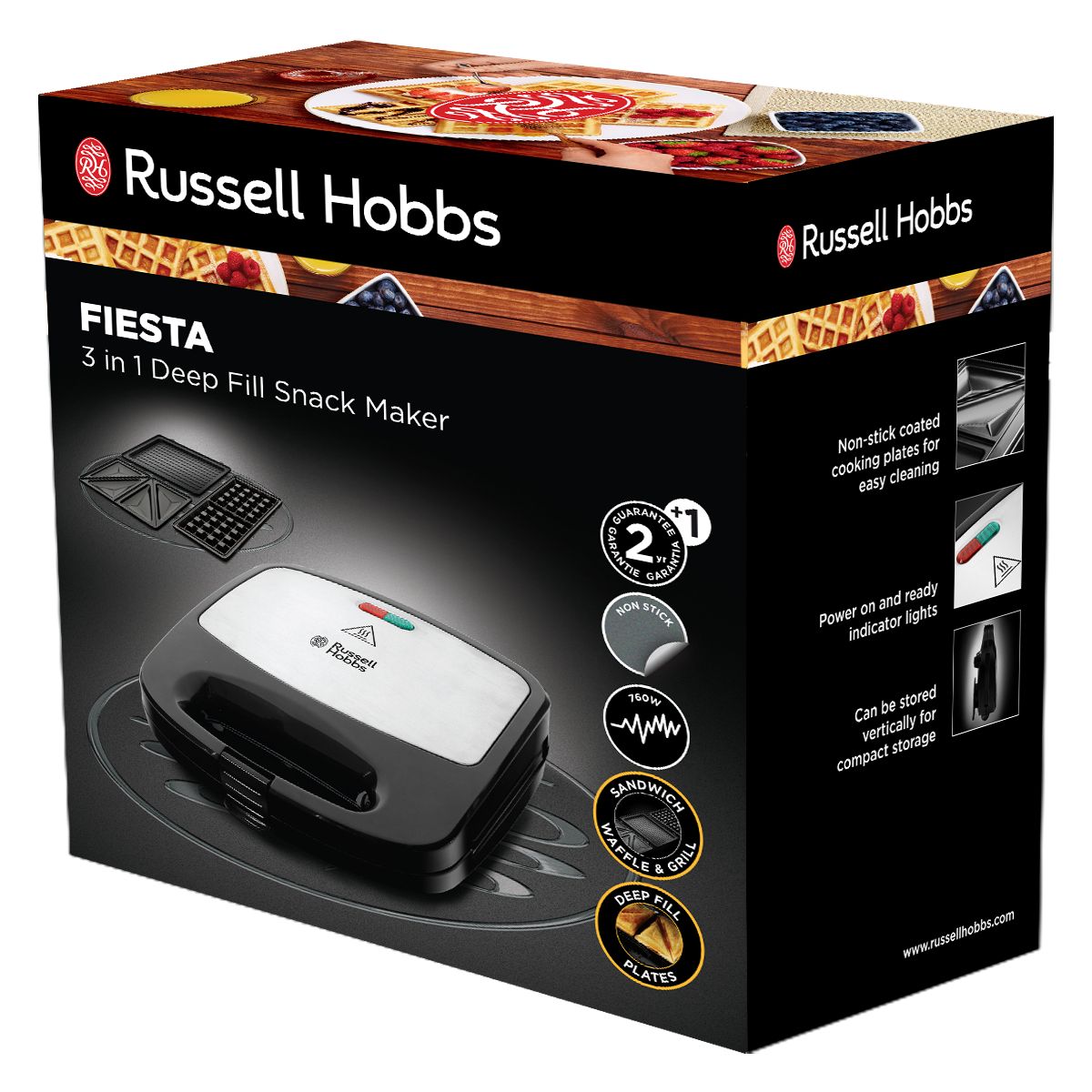 Croque, gaufre, gril RUSSELL HOBBS Sandwich Maker 3 en 1 24540-56 - 2
